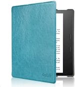 CoBak Kindle Oasis Case - Premium PU Leather Smart Cover with Auto Sleep Wake Feature for Kindle Oasis 9th 10th Generation, Slim Fit, Sky Blue