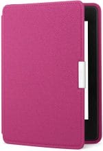 Amazon Kindle Paperwhite Leather Case, Ink Fuchsia - fits all Paperwhite generations prior to 2018 (Will not fit All-new Paperwhite 10th generation)